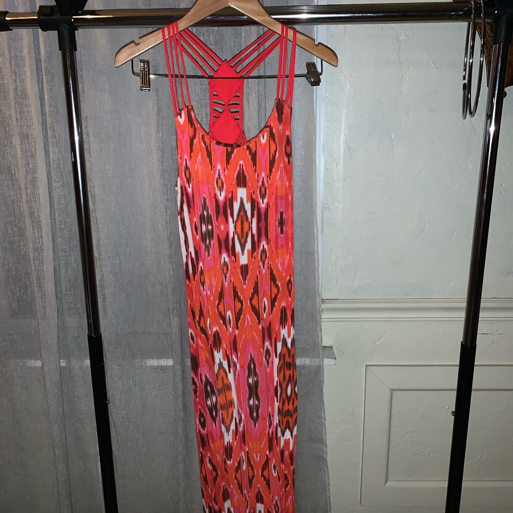 Red Cynthia Rowley Maxi Dress XS